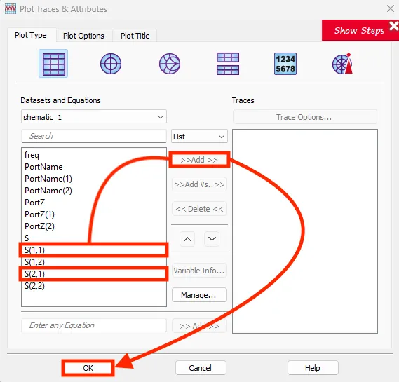 Plot Traces & Attributes in ADS