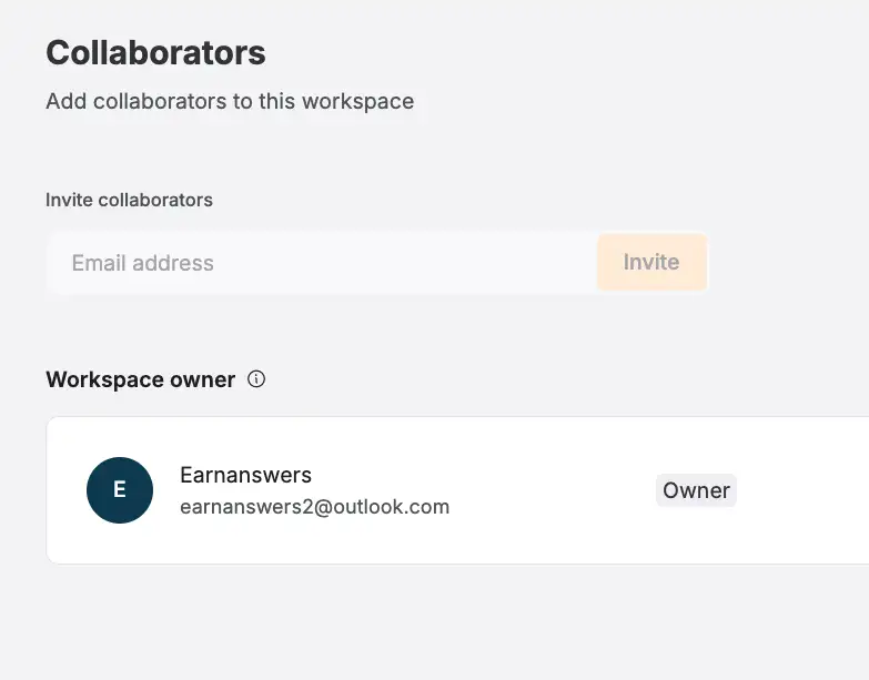 Softr main dashboard collaborators edit div